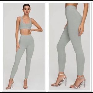 GOOD American Quarry Essential High Rise Stretch Leggings size 4 (XL)